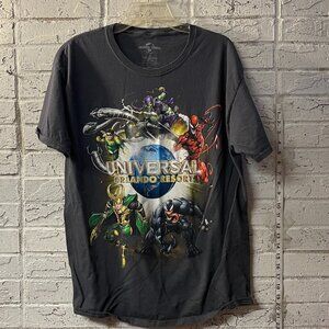 Universal Orlando Marvel Villains Tee | Size L | Loki, Venom, Carnage, Doc Ock